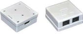 Розетка ITK CS2-1C5EU-22-G настенная 62x59.6x26.5мм RJ45 пластик белый