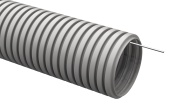 Труба гофр. гибкая ПВХ IEK CTG20-50-K41-015I внеш.D=50мм с протяжкой 15м сер.