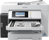 МФУ струйный Epson M15180 (C11CJ41408/407/406) A3+ Duplex WiFi черный