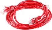 Патч-корд Premier PP12-2M/R 1000Гбит/с UTP 4 пары cat.5E CCA molded 2м красный RJ-45 (m)-RJ-45 (m)