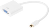 Переходник miniDisplayPort (m) VGA (f) белый