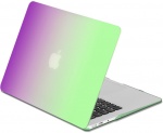 Накладка для ноутбука 13.3" DF MacCase-05 зеленый/фиолетовый твердый пластик (DF MACCASE-05 (PURPLE+GREEN))