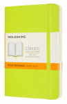 Блокнот Moleskine CLASSIC SOFT QP611C2 Pocket 90x140мм 192стр. линейка мягкая обложка лайм