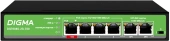 Коммутатор Digma DSP204G-2G-T80 (L2) 6x1Гбит/с 4PoE 4PoE+ 1PoE++ 80W неуправляемый