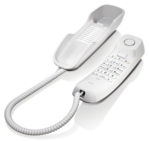 Телефон проводной Gigaset DA210 RUS белый