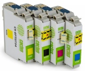 Картридж струйный Cactus CS-EPT0735 T0735 черный/голубой/пурпурный/желтый набор (45.6мл) для Epson Stylus С79/C110/СХ3900/CX4900 с чипом