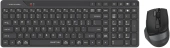 Клавиатура + мышь A4Tech Fstyler FB2800C Air2 клав:черный/серый мышь:черный/серый USB беспроводная Bluetooth/Радио slim