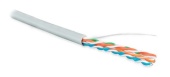 Кабель информационный Hyperline UUTP4-C5E-S24-IN-PVC-GY-305 кат.5E UTP 4 пары 24AWG PVC внутренний 305м серый