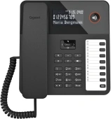 Телефон проводной Gigaset DESK 600 черный