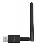 Адаптер USB Buro BU-BT40С BT4.0+EDR class 1 100м черный