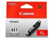 Картридж струйный Canon CLI-451XLGY 6476B001 серый для Canon iP7240/MG5440/MG6340