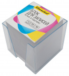 Блок для записей бумажный Silwerhof 90x90x90мм 65г/м2 92% белый в подставке