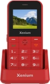 Мобильный телефон Xenium X718 красный моноблок 2Sim 1.77" 128x160 Spreadtrum ThreadX RTOS 0.3Mpix GSM900/1800 MP3 FM microSD max32Gb