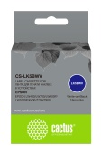 Картридж ленточный Cactus CS-LK5BWV LK-5BWV белый на черном 18x9 для Epson LW400/LW700/LW600P/LW1000P/K400/Z700/Z900
