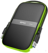 Жесткий диск Silicon Power USB3.0 1TB SP010TBPHDA60S3K A60 SP010TBPHDA60S3K Armor 2.5" черный