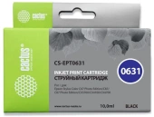 Картридж струйный Cactus CS-EPT0631 T0631 черный (14мл) для Epson Stylus C67/C87/CX3700/CX4100/CX4700 с чипом