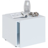 Стол журнальный Сокол СЖ-11 раздвиж. столешница ЛДСП белый (00-00013623)