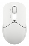 Мышь A4Tech Fstyler FG12S белый оптическая 1200dpi silent беспров. USB 3but