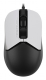 Мышь A4Tech Fstyler FM12S Panda белый/черный оптическая 1200dpi silent USB 3but