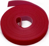 Хомут-липучка Hyperline WASNR-5X25-RD 5000x25мм (упак:1шт) полиамид красный