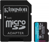 Флеш карта microSDXC 512GB Kingston SDCG3/512GB Canvas Go! Plus + adapter