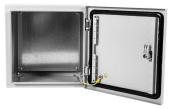 Шкаф электротехнический Elbox EMW-600.600.210-1-IP66 потол.пан. пан.основ. монтаж.пан. одноствор. напольный 600мм 600мм 210мм 195мм IP66 IK10 несъемн.бок.пан. 100кг серый сталь уличный всепогодный