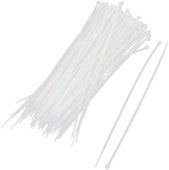 Стяжка пластиковая WRline WR-SHN-25-150W 150x2.5мм (упак:100шт) нейлон 6.6 белый