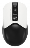Мышь A4Tech Fstyler FG12S Panda белый/черный оптическая 1200dpi silent беспров. USB 3but