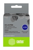 Картридж ленточный Cactus CS-LK4TBN LK-4TBN черный на прозрачном 12x9 для Epson LW300/LW400/LW700/LW600P/LW1000P/K400/Z700/Z900