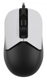 Мышь A4Tech Fstyler FM12 Panda белый/черный оптическая 1200dpi USB 3but
