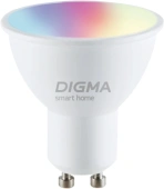 Умная лампа Digma DiLight L1 GU10 5Вт 400lm Wi-Fi (DLL1GU10)