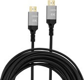 Кабель аудио-видео Digma HDMI 2.1 AOC HDMI (m)/HDMI (m) 30м. позолоч.конт. черный (HDMI-AOC2.1-30)