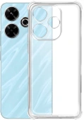 Чехол (клип-кейс) BoraSCO для Xiaomi Poco M6 4G Bumper Case прозрачный (73625)