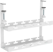 Кабель-канал Cactus CS-CM-400-2WT для столов 40x13.4x34.2см белый