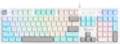 Клавиатура A4Tech S520N механическая белый USB for gamer LED кабель 1.8м