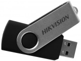 Флеш Диск Hikvision 128Gb M200 HS-USB-M200S/128G/U3 USB3.0 серебристый/черный