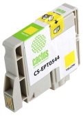 Картридж струйный Cactus CS-EPT0544 T0544 желтый (16.2мл) для Epson Stylus Photo R800/R1800 с чипом