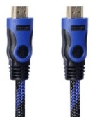 Кабель соединительный аудио-видео Premier 5-813BL HDMI (m)/HDMI (m) 1.5м. феррит.кольца черный/синий (5-813BL 1.5)