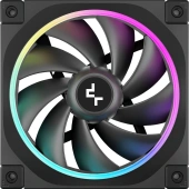 Вентилятор для корпуса Deepcool FL12 ARGB 120х120x25 черный 4-pin 32дБ (R-FL12-BKAPN1-G) Ret