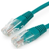 Патч-корд Cablexpert PP12-0.25M/G 1000Гбит/с UTP 4 пары cat.5E CCA molded 0.25м зеленый RJ-45 (m)-RJ-45 (m)