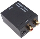 Переходник аудио Premier 5-986 2хRCA (f)/TOS (f) черный