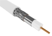 Кабель коаксиальный ITK CC1-R6F1-111-100-G RG-6 FTP 75Om PVC внутренний 100м белый