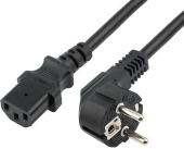 Шнур питания Rexant 04-2733 Schuko-C13 проводник.:3x0.75мм2 1.8м 220В черный