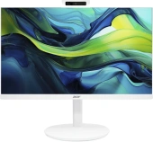 Моноблок Acer Aspire C24A-GRPL 23.8" Full HD Core 5 120U (1.4) 16Gb SSD512Gb Graphics CR Eshell GbitEth WiFi BT 90W клавиатура мышь Cam белый 1920x1080