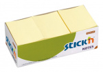 Блок самоклеящийся бумажный Stick`n 21005 38x51мм 100лист. 70г/м2 пастель желтый бокс (упак.:1шт)