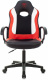 Кресло игровое Zombie 11LT черный/красный эко.кожа/ткань крестов. пластик
