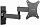 Кронштейн для телевизора Arm Media MARS-2 черный 10"-32" макс.20кг настенный поворот и наклон