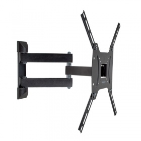 Кронштейн для телевизора Kromax OPTIMA-404 черный 15"-55" макс.35кг настенный поворотно-выдвижной и наклонный