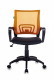 Кресло Бюрократ CH-695N оранжевый TW-38-3 сиденье черный TW-11 сетка/ткань крестов. пластик