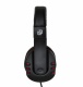 Наушники с микрофоном Оклик HS-L380G ABADDON черный/красный 1.8м мониторные оголовье (1100404)